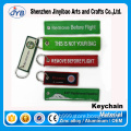 custom print logo fabric keychains for promotion